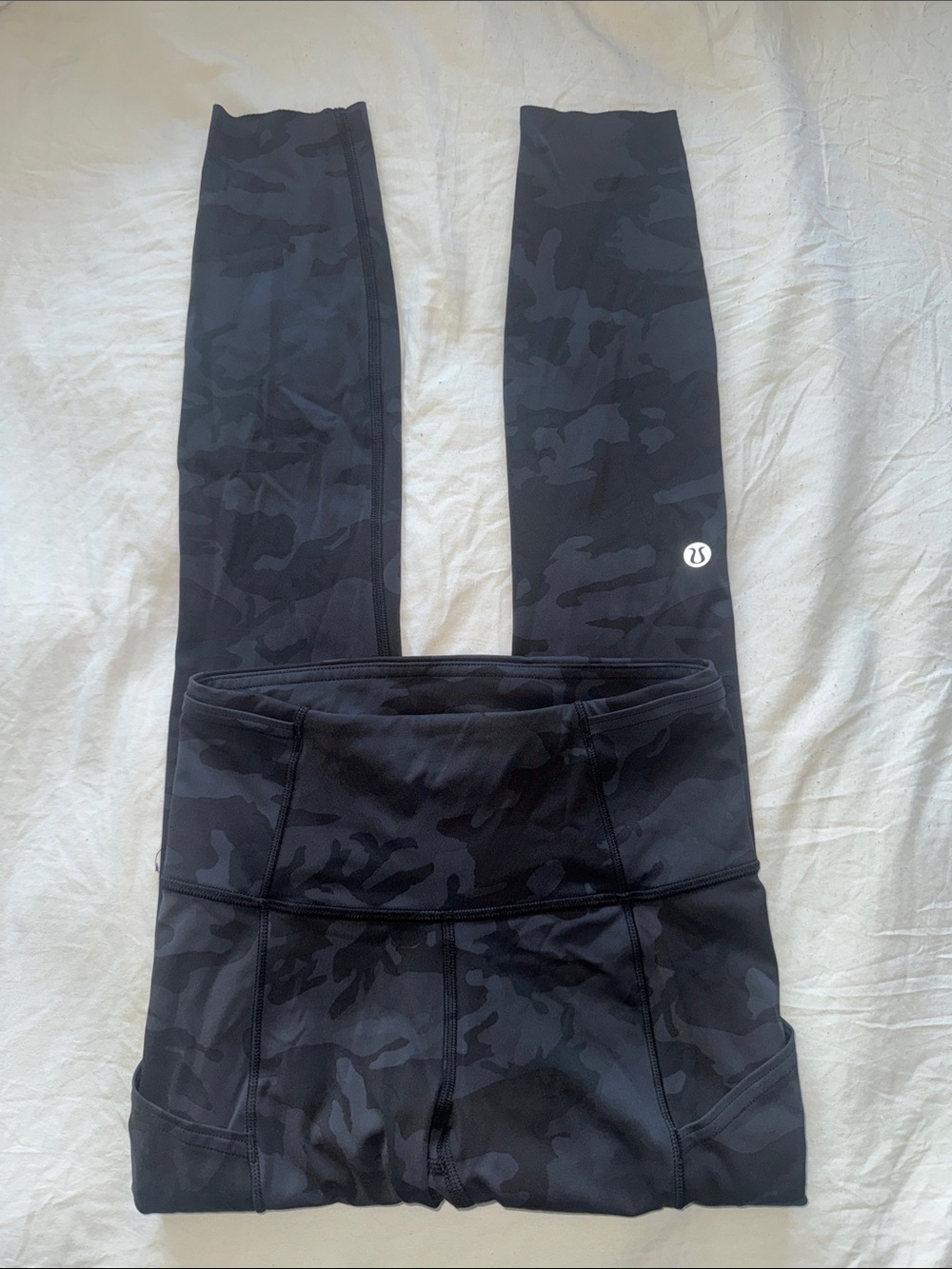 lululemon athletica Black Camo leggings 0